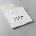 LLIFE white t-shirt mockup