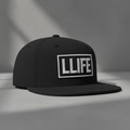 LLIFE black snapback hat mockup
